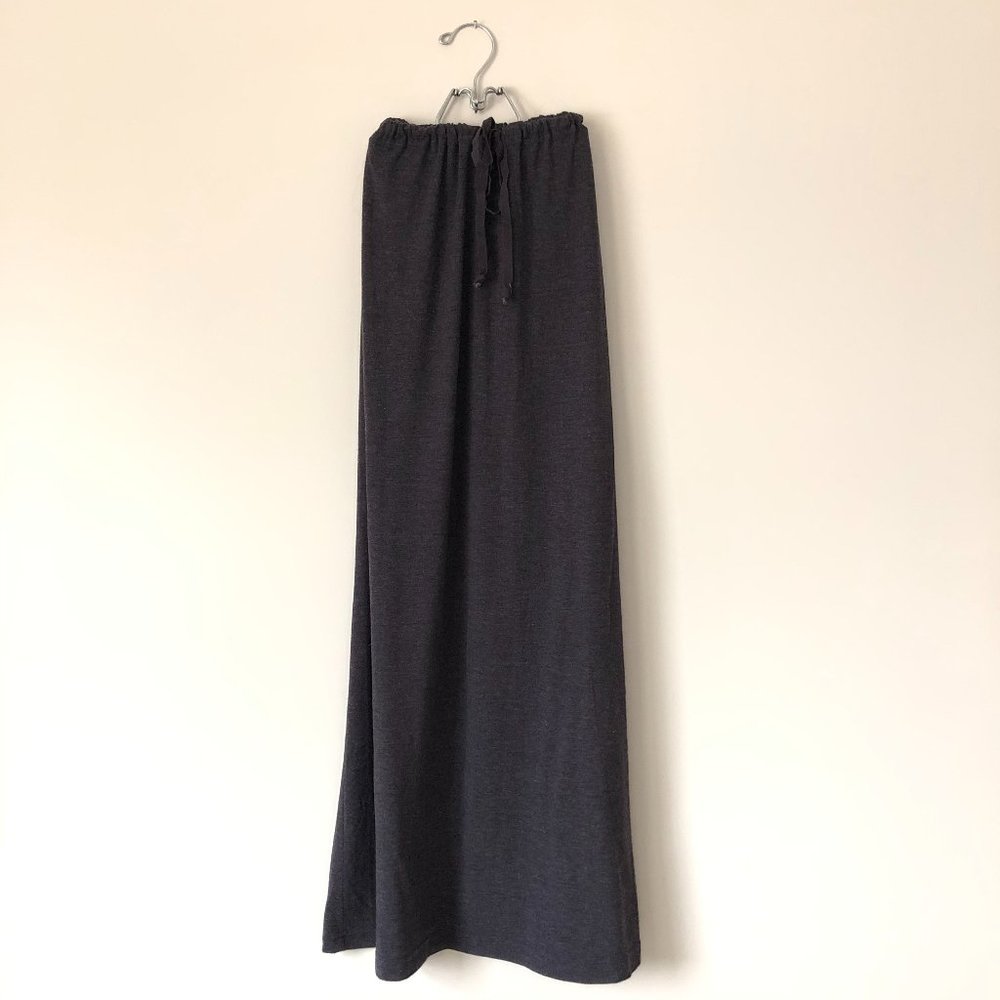 Women's Grey Maxi Skirt